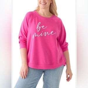 PHILOSOPHY “Be Mine” crewneck sweatshirt size women’s small